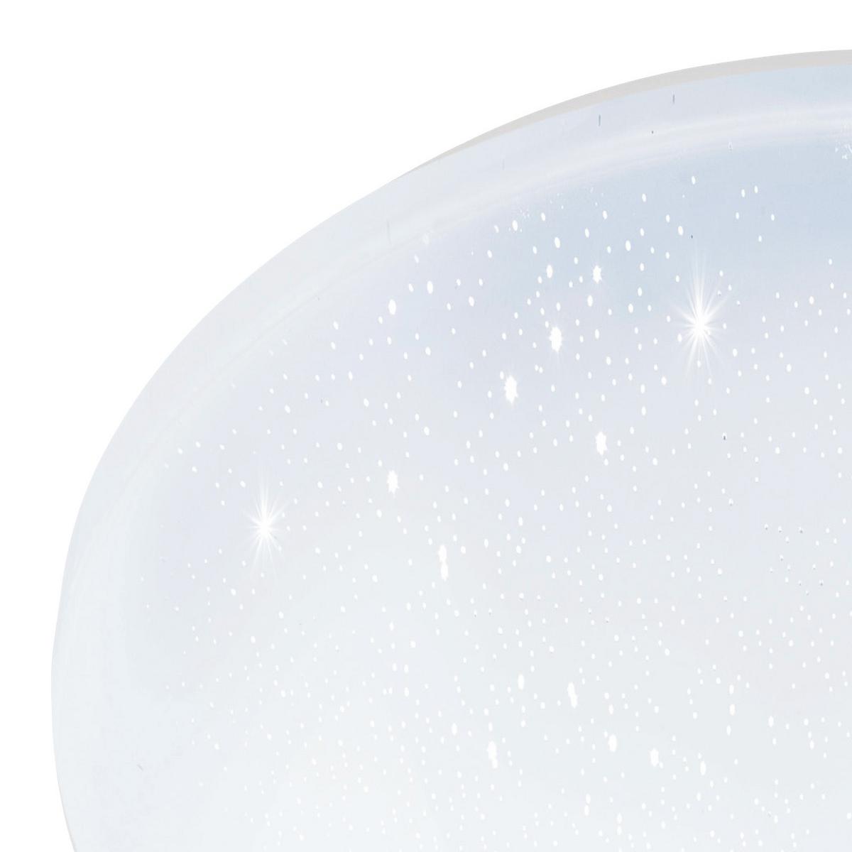 Led-deckenleuchte Pogliola-S D. 31 Cm Weiss - Weiss, Basics, Kunststoff/Metall (31/5,5cm)