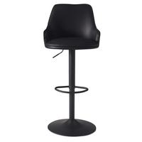 BARHOCKER WL7.009 - Schwarz, Design, Textil/Metall (45/106/45cm) - MID.YOU