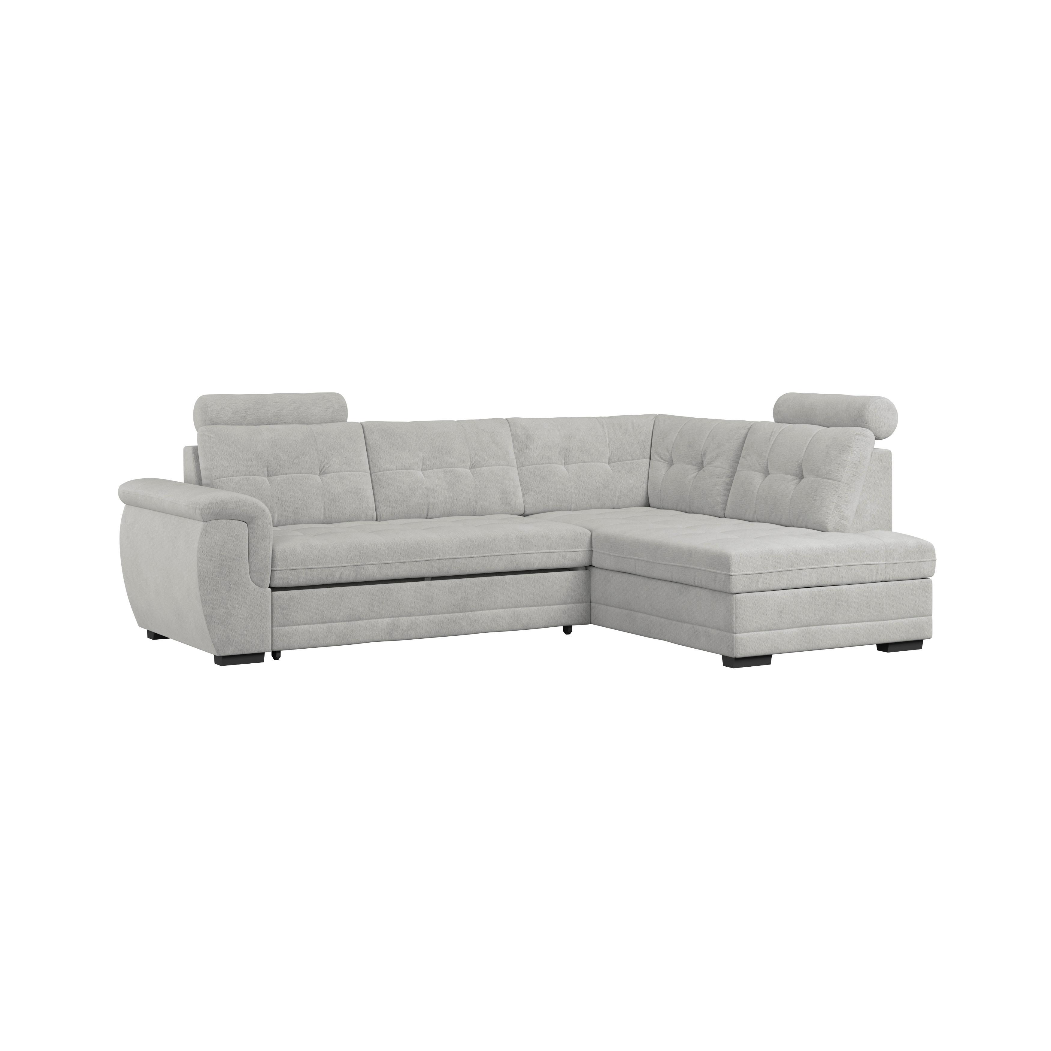 Coltar FALCO NEW - argintiu, Konventionell, textil (251/183cm) - Mömax