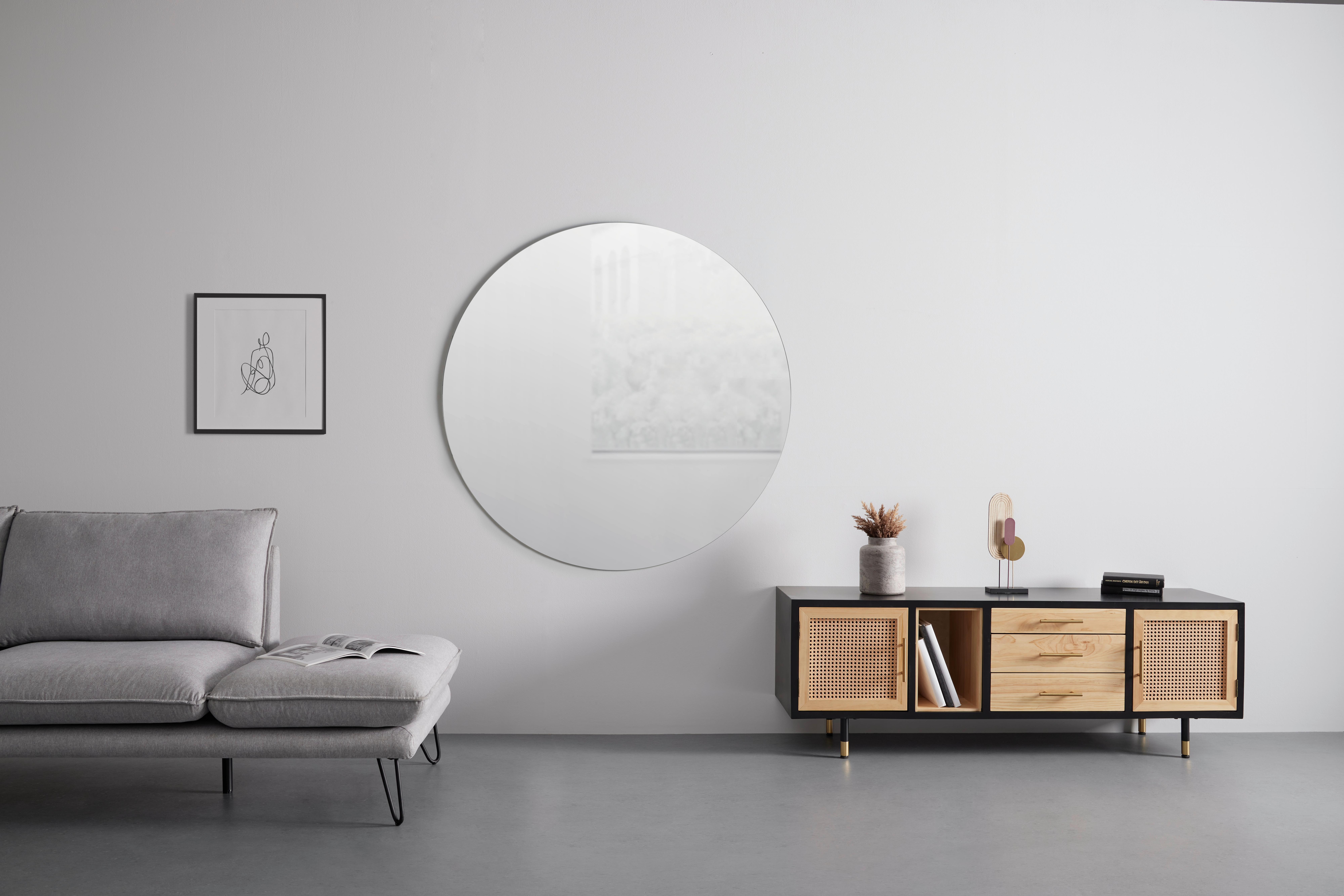 VÄGGSPEGEL BRILLANT - silver, Modern, glas (115cm) - Mömax