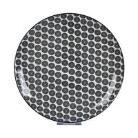 Farfurie întinsă Shiva - alb/negru, Lifestyle, ceramică (27/2,cm) - Mömax
