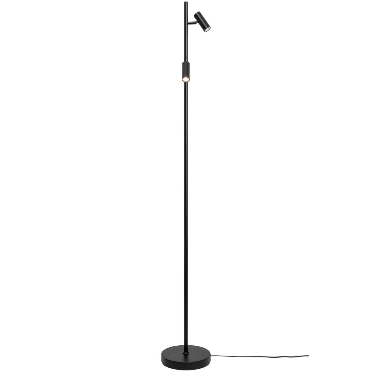 LAMPA STOJĄCA LED 2112254003 OMARI STL SCHWARZ - czarny, Design, metal (141cm) - Nordlux