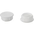 Fedősapkák Elisa - fehér, műanyag (0.9cm) - MÖMAX modern living