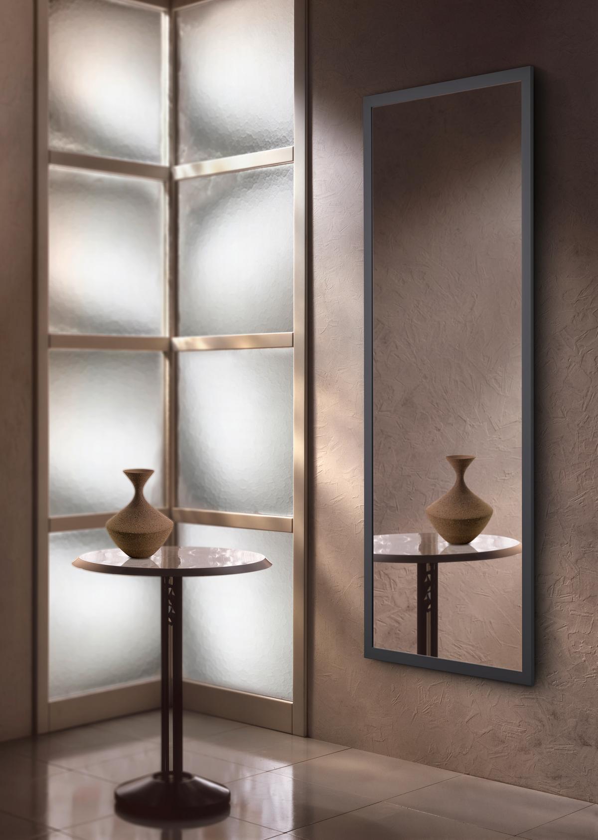 Spiegel Tabea Anthrazit ca. 66x166cm - Anthrazit, KONVENTIONELL, Glas/Holzwerkstoff (66/166cm) - Mömax