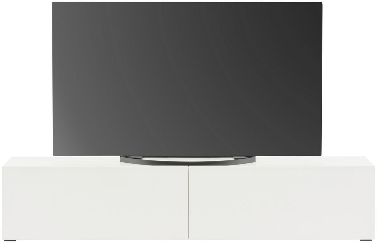 Tv Komoda Otis - bijela visoki sjaj, Moderno, drvni materijal/plastika (180/37/31,6cm) - Modern Living