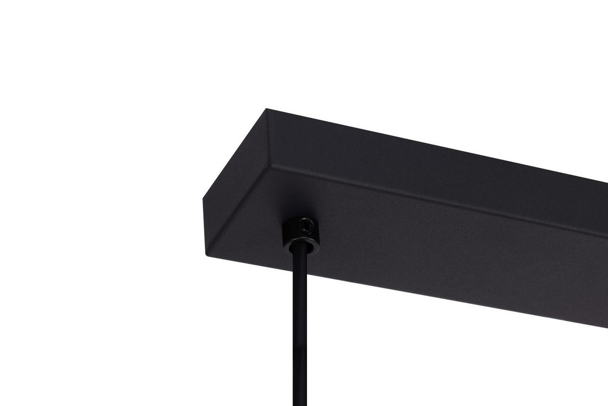 LAMPA WISZĄCA MAJA - czarny/szary, Trend, metal/szkło (67/12/120cm) - Novel