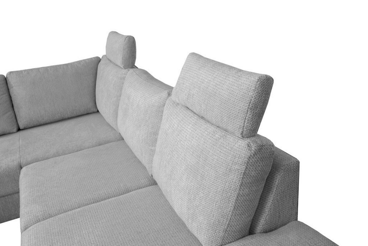 Coltar SARA L - negru/gri, Basics, textil (189/250cm) - Ondega