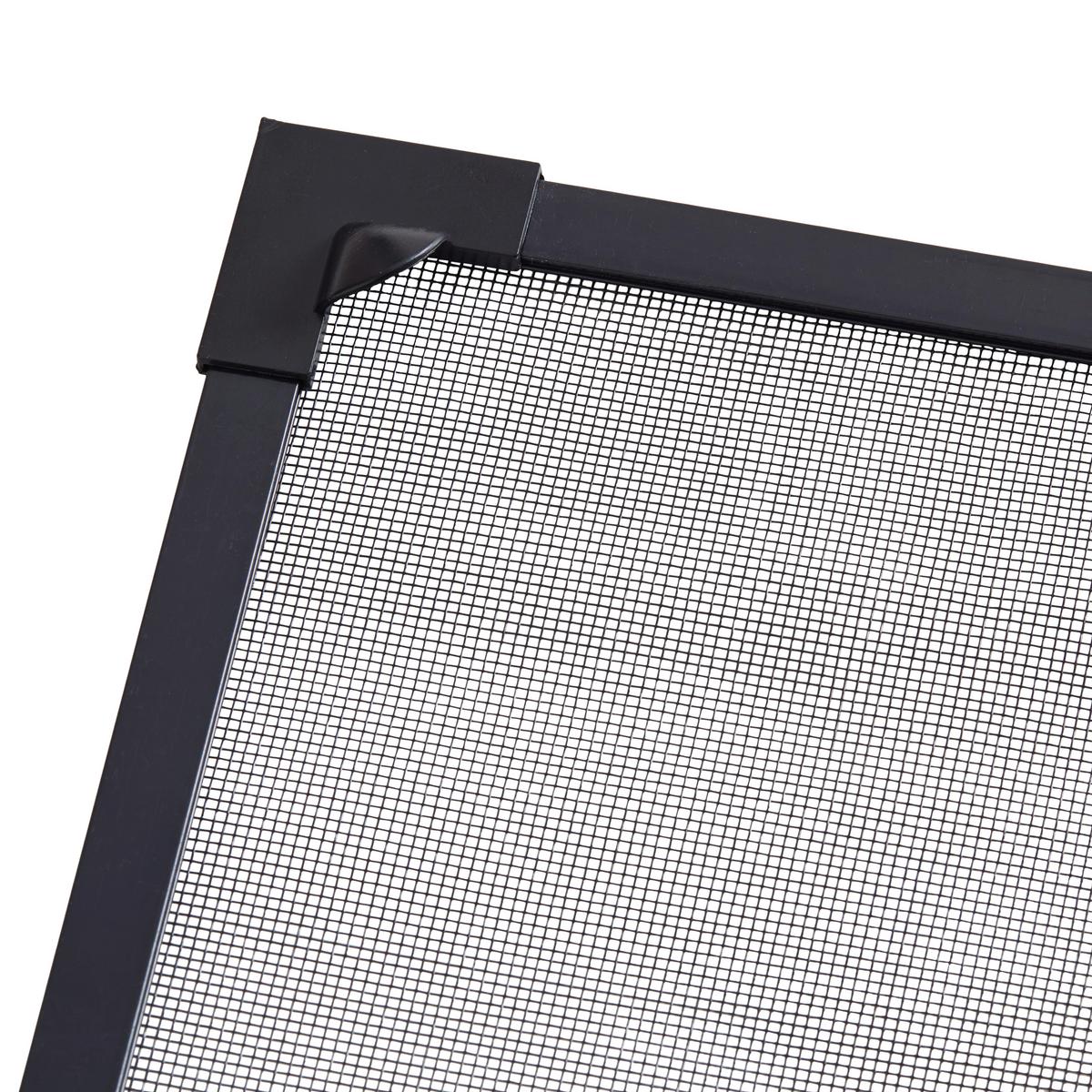 Insektenschutzfenster Magnetfenster Anthrazit - Anthrazit, Textil (130/150cm) - Mömax