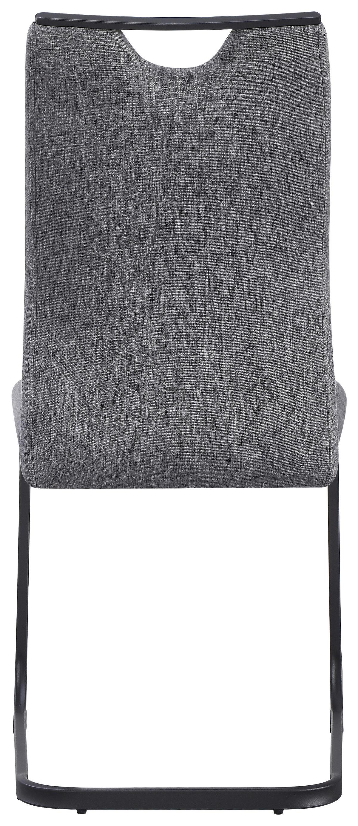 Stolica Joana - siva/crna, Moderno, metal/tekstil (44/98/58cm) - Based