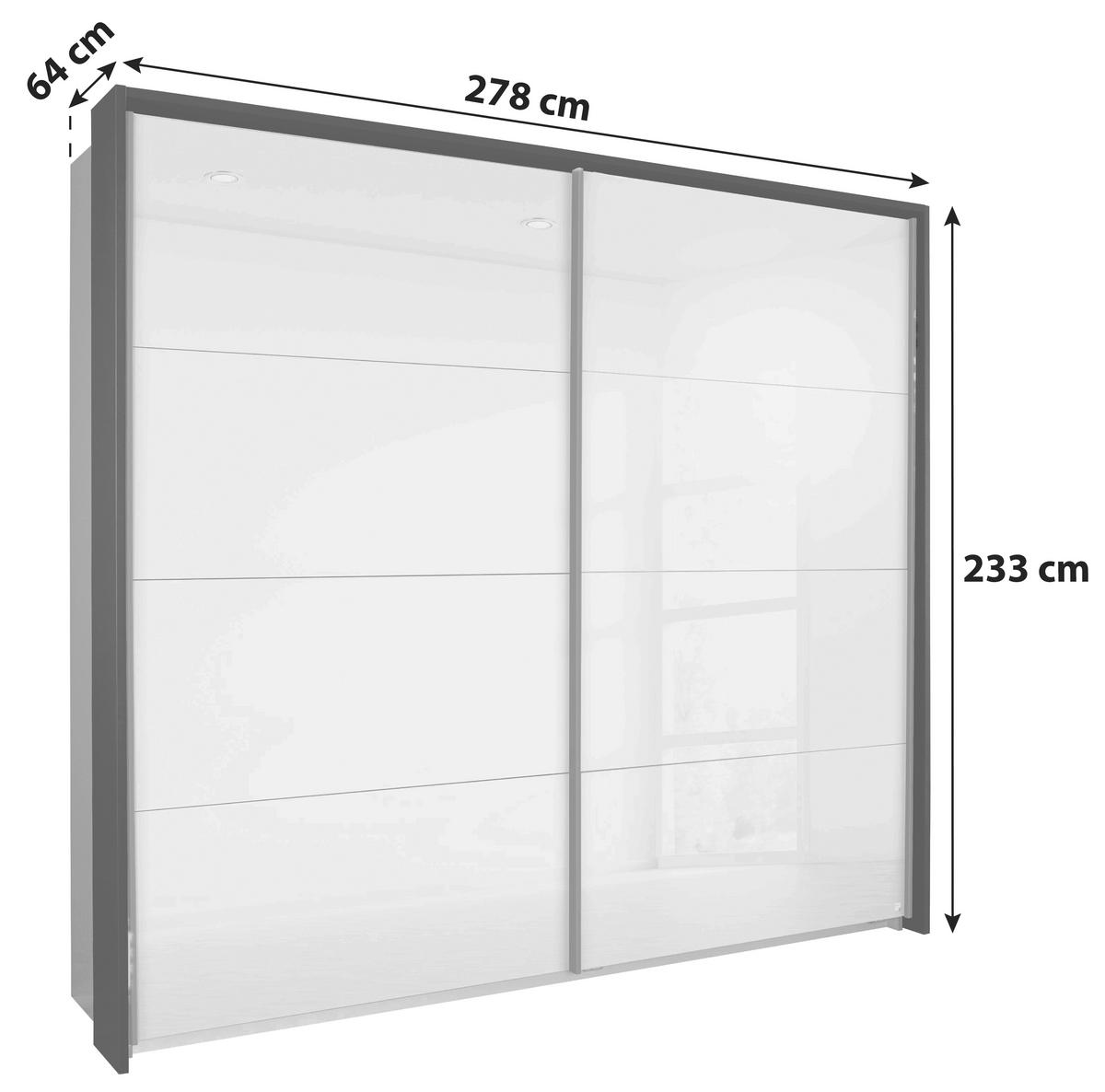 Okvir Ukrasni Feldkirch - tamno siva, Moderno, drvni materijal (278/233/64cm) - Modern Living