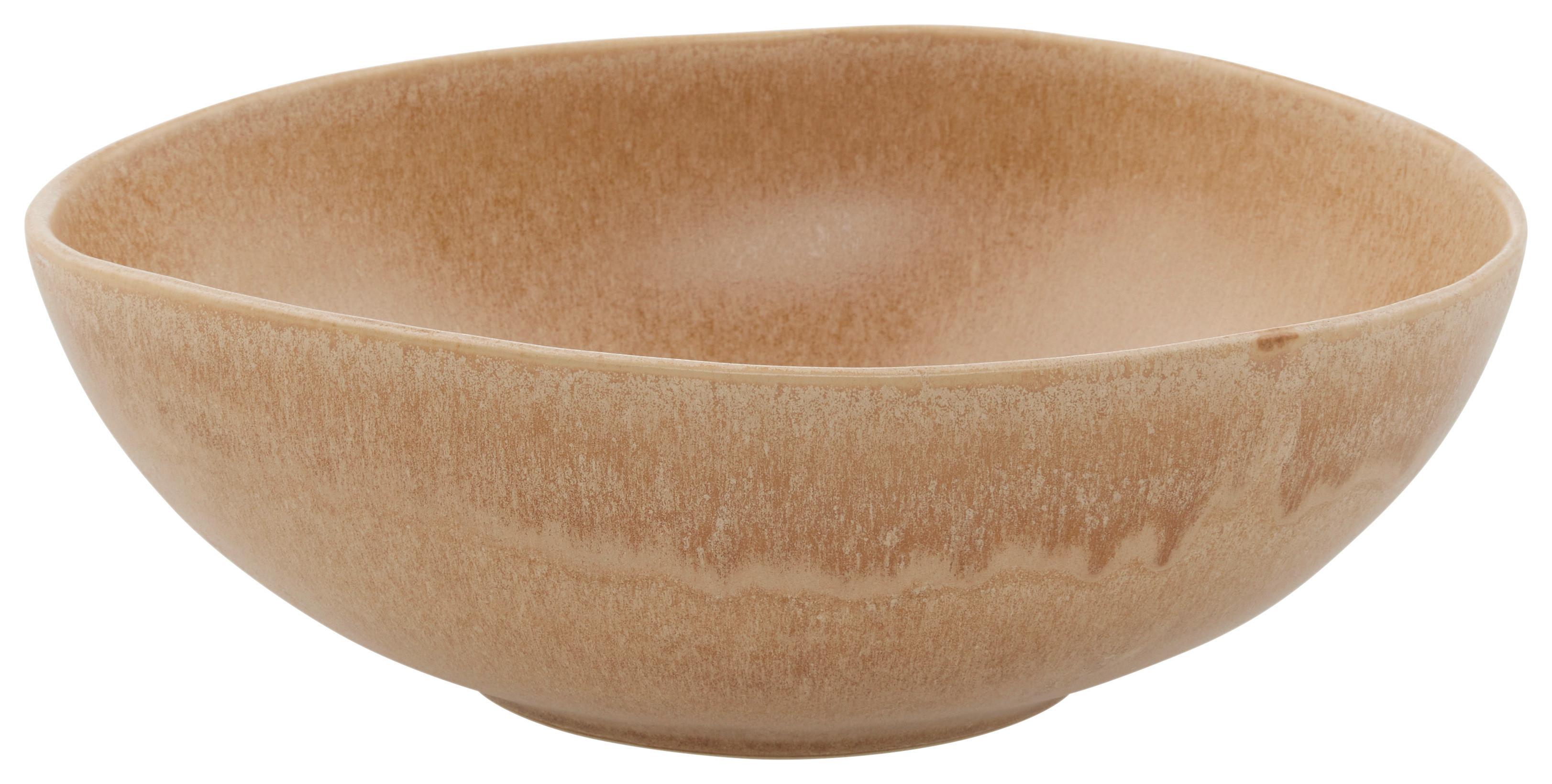 Salátástál Gourmet - M - bézs, Modern, kerámia (26,5/21/9cm) - Premium Living