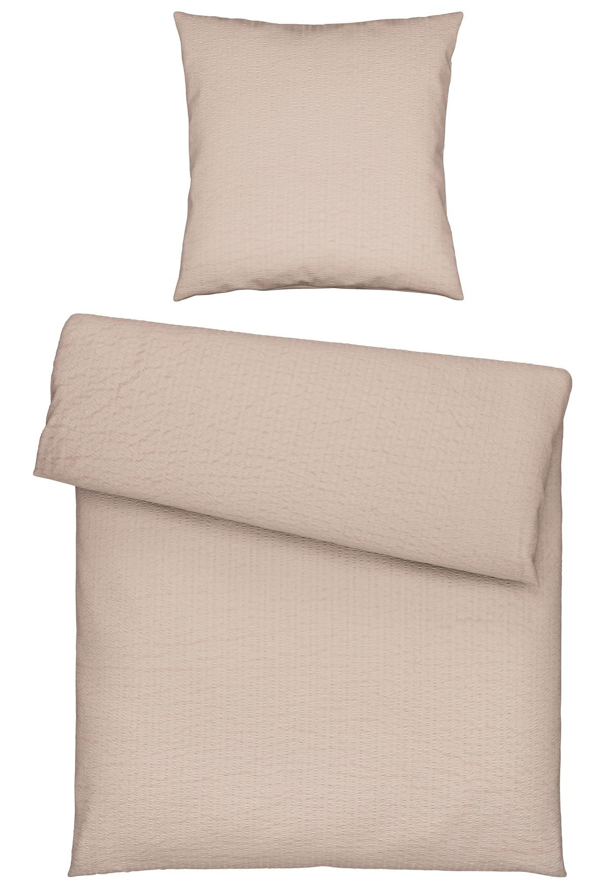 Bettwäsche Gisela Beige ca. 135x200cm - Beige, Textil (135/200cm) - Modern Living