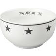 Müslischale Star in Weiß/Anthrazit - Anthrazit/Weiß, MODERN, Keramik (14/7,5cm) - MÖMAX modern living