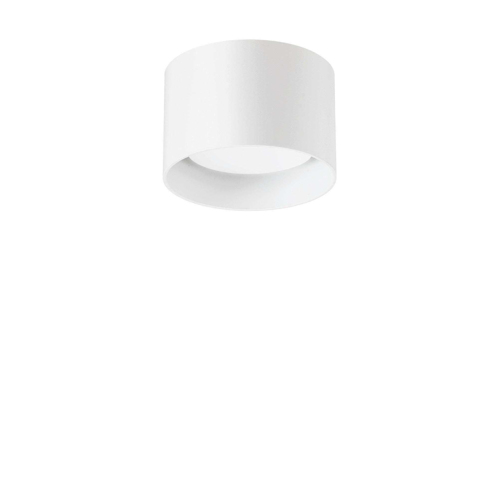 LED-Deckenleuchte Spike Weiß max. 9 Watt - Weiß, Basics, Metall (10/10/6,5cm) - Ideal Lux