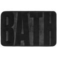 Badematte Bath ca. 50x80cm - Türkis/Schwarz, Textil (50/80cm) - MÖMAX modern living