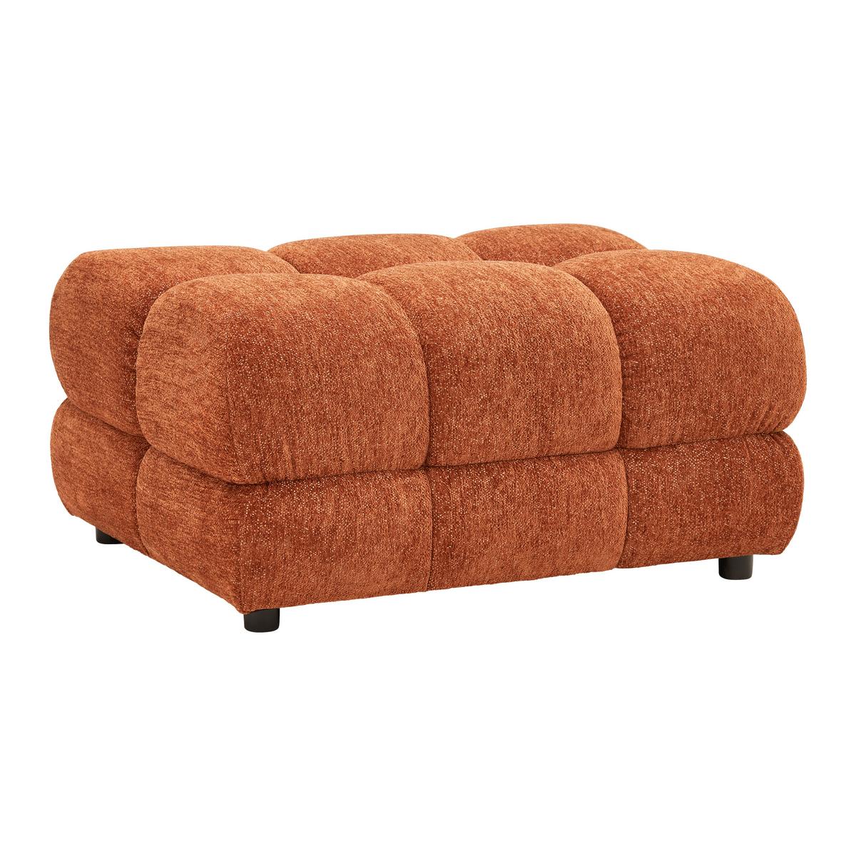 HOCKER STORY - Rostfarben, Modern, Textil (85/42/70cm) - Premium Living