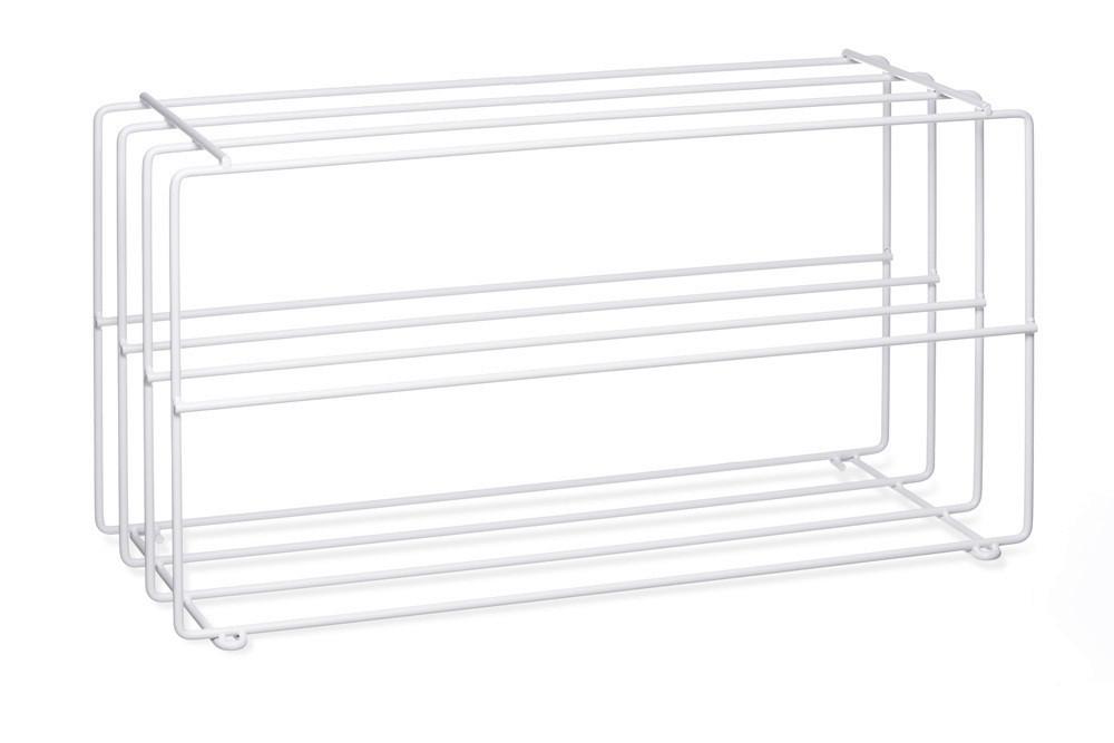 REGAŁ NA BUTY STABILO - biały, Design, metal (73/40/28,5cm) - MID.YOU