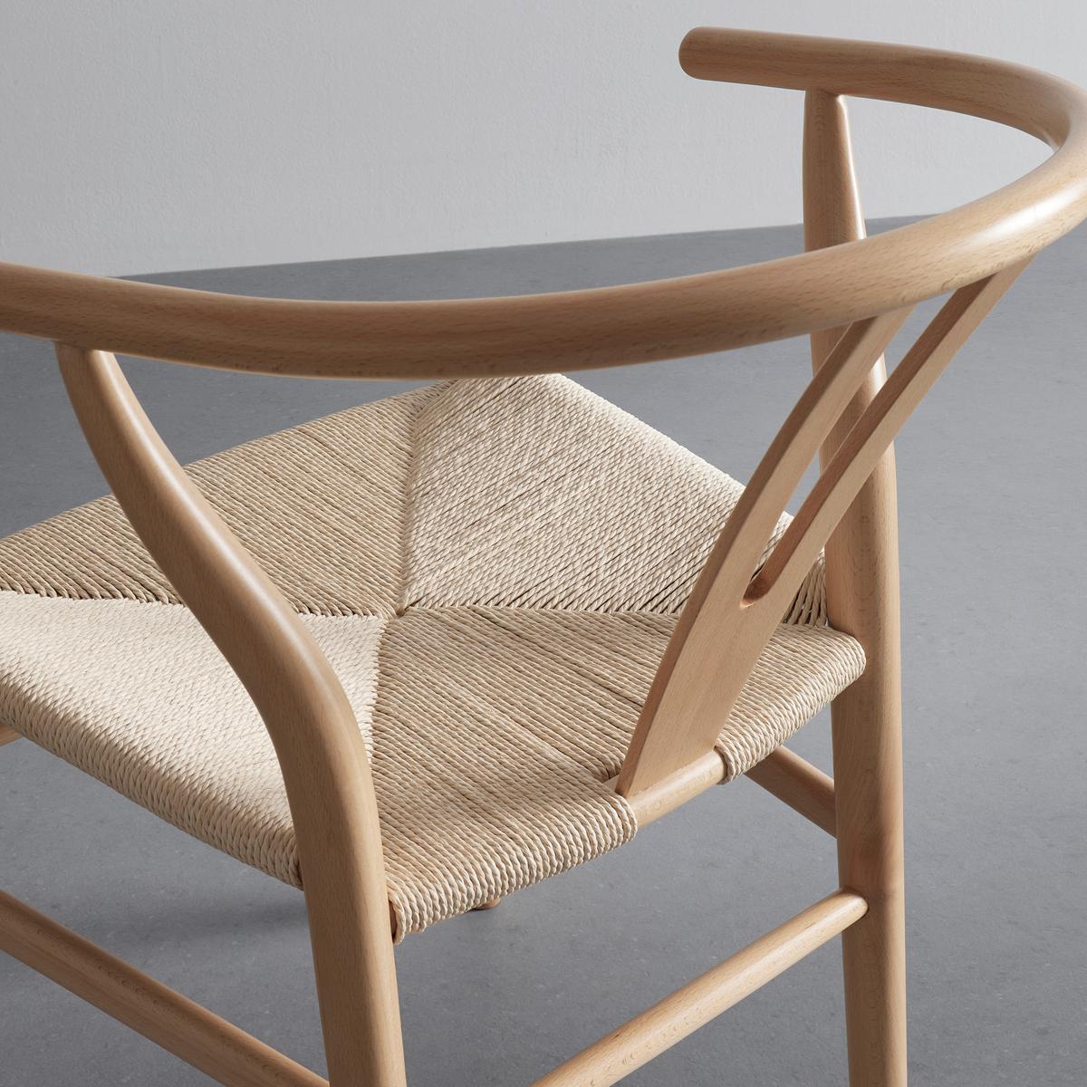 Stol Monica, Naravne Barve, Masivno - naravne barve, Moderno, les (56/76/52cm) - Bessagi Home