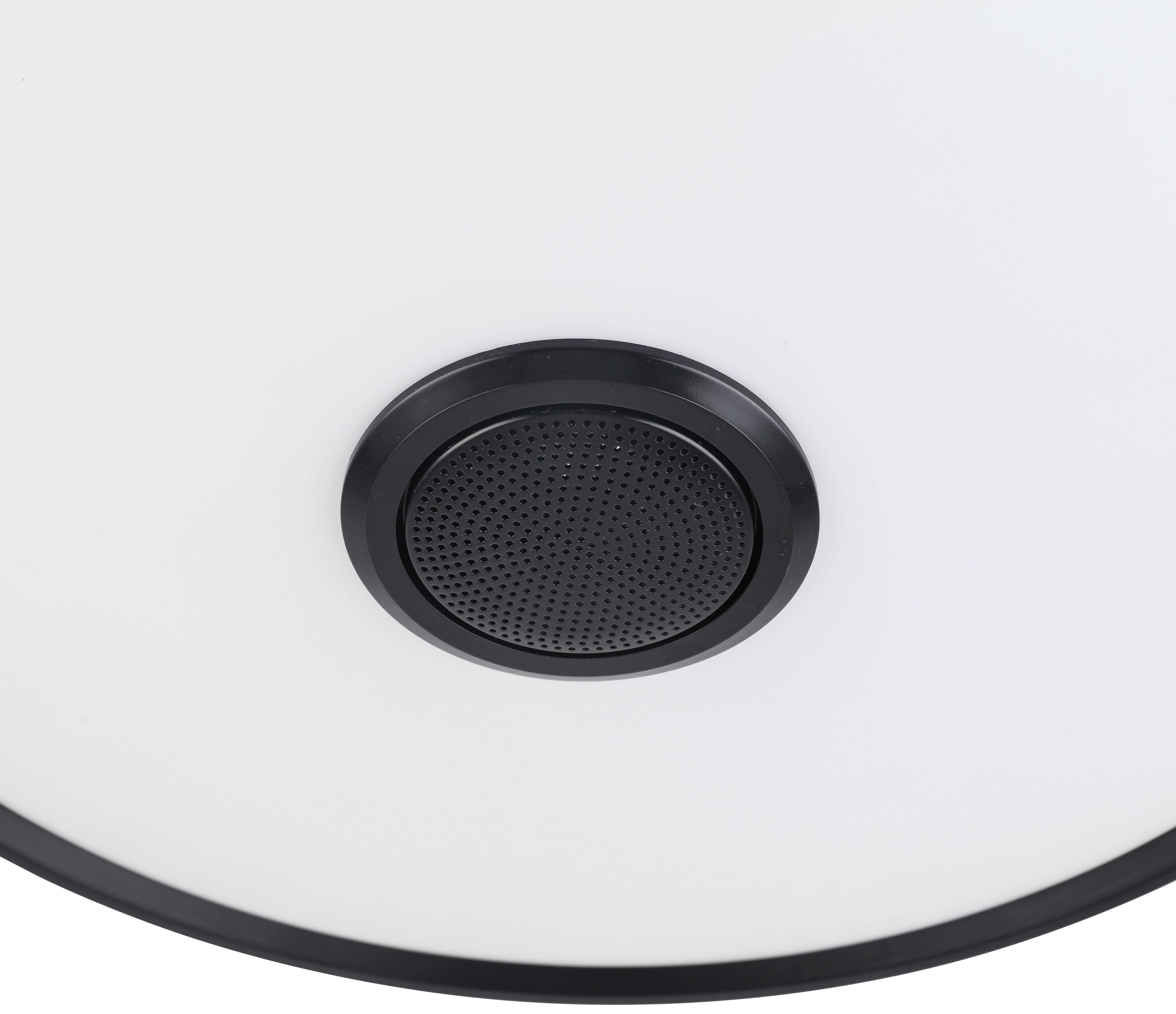 LED Smart Mennyezeti Lámpa Mirsada - fekete/fehér, műanyag/fém (40/9cm) - Premium Living