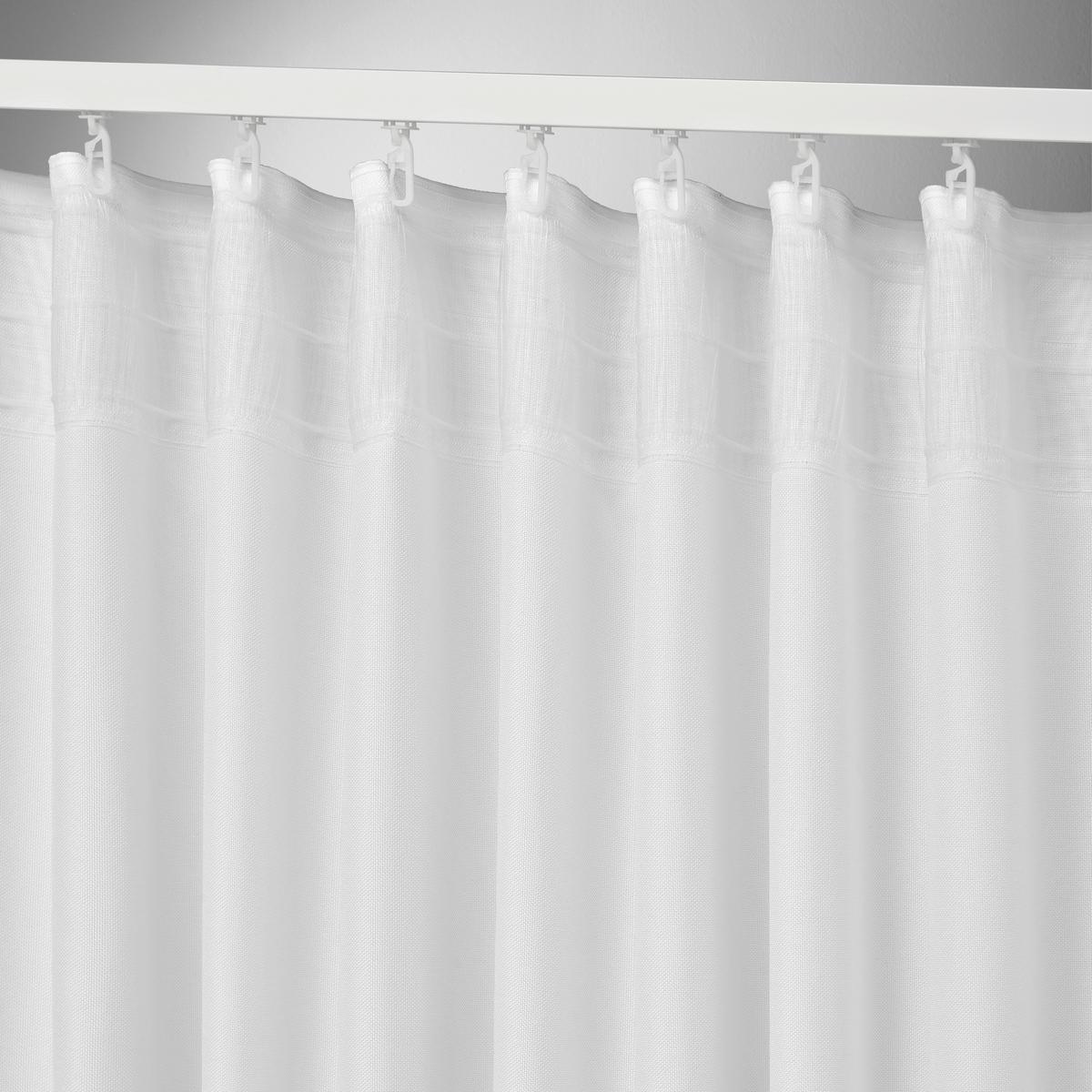 Fertigvorhang Ulrich In Weiss Ca. 135/245cm - Weiss, Textil (135/245cm) - Modern Living