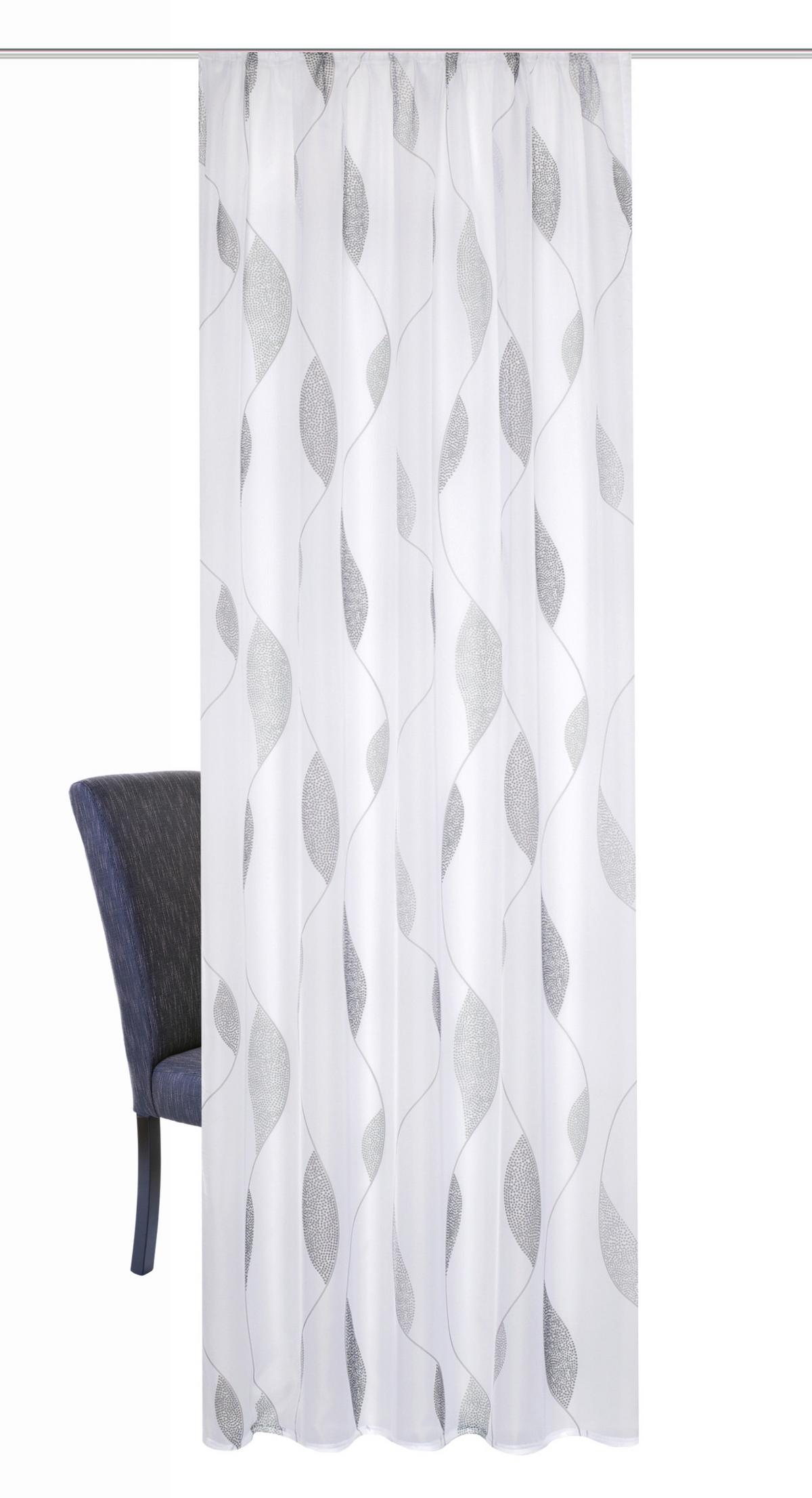 Fertigvorhang Paolo Grau/Taupe ca. 140x145cm - Taupe/Grau, KONVENTIONELL, Textil (140/145cm) - Schmidt W. Gmbh