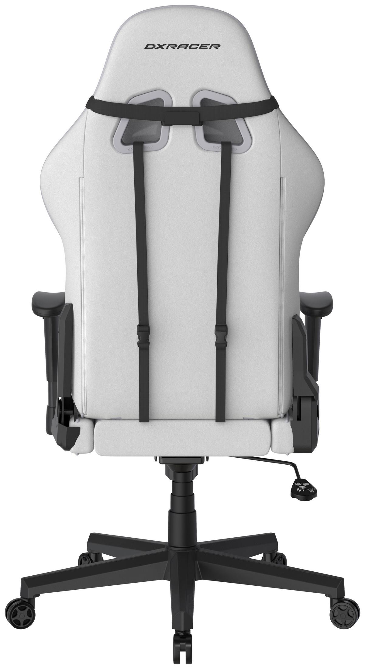 Drehstuhl Prince Grau/Weiß - Schwarz/Weiß, MODERN, Kunststoff/Textil (67/126/67cm) - Dxracer