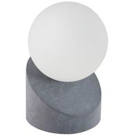 LED-TISCHLEUCHTE 503001486X ALISA - Weiss/Dunkelgrau, Design, Glas/Metall (10/16cm) - Novel