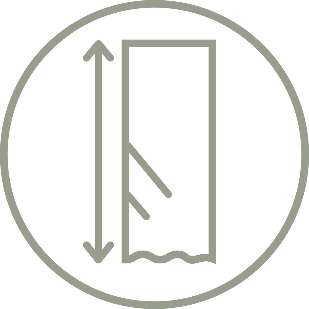 GARDINLÄNGD LEO - blå, Modern, textil (135/300cm) - Premium Living