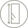 GARDINLÄNGD LEO - blå, Modern, textil (135/300cm) - Premium Living