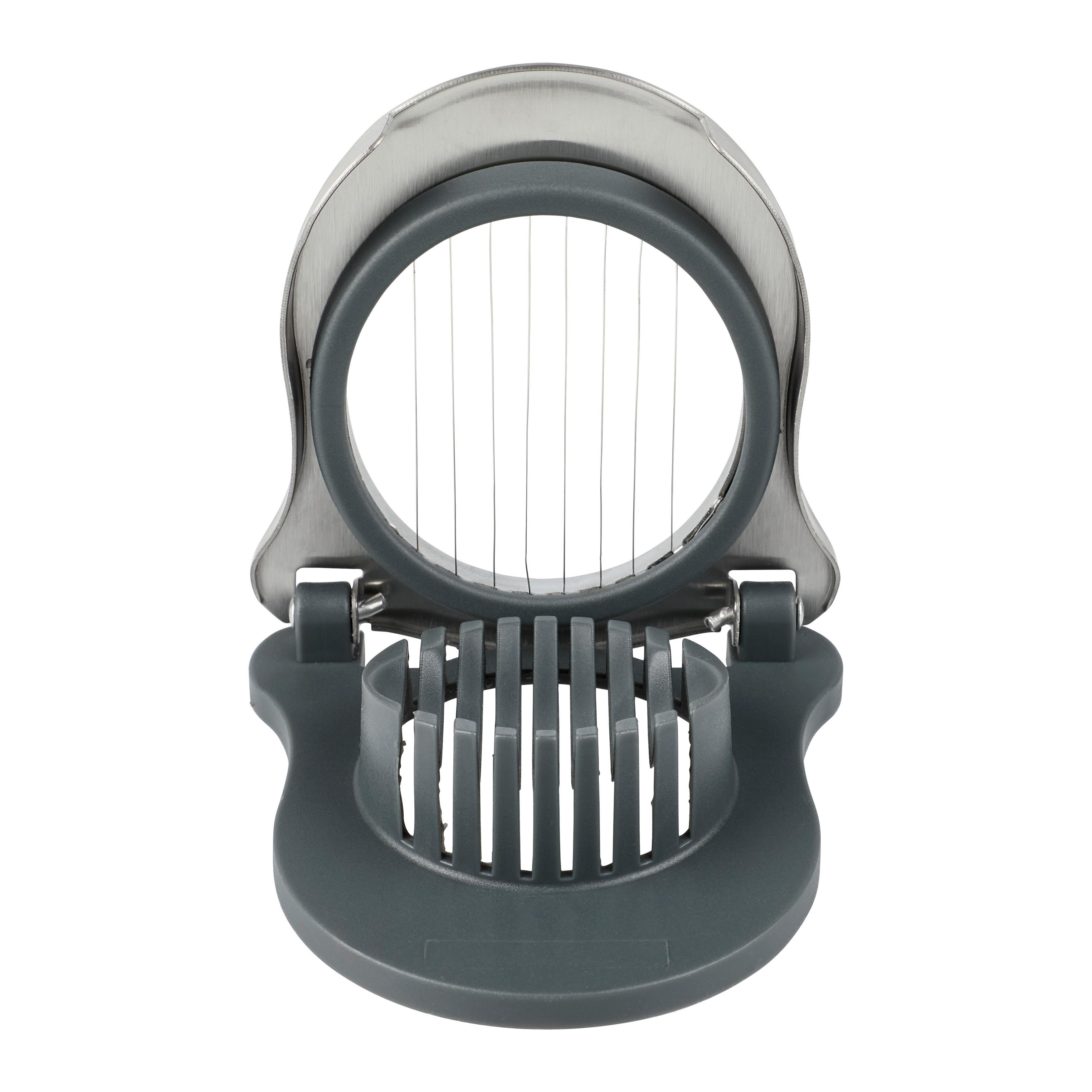 ÄGGDELARE KIKI - stålfärgad/mörkgrå, Klassisk, metall/plast (11/10/3cm) - Mömax