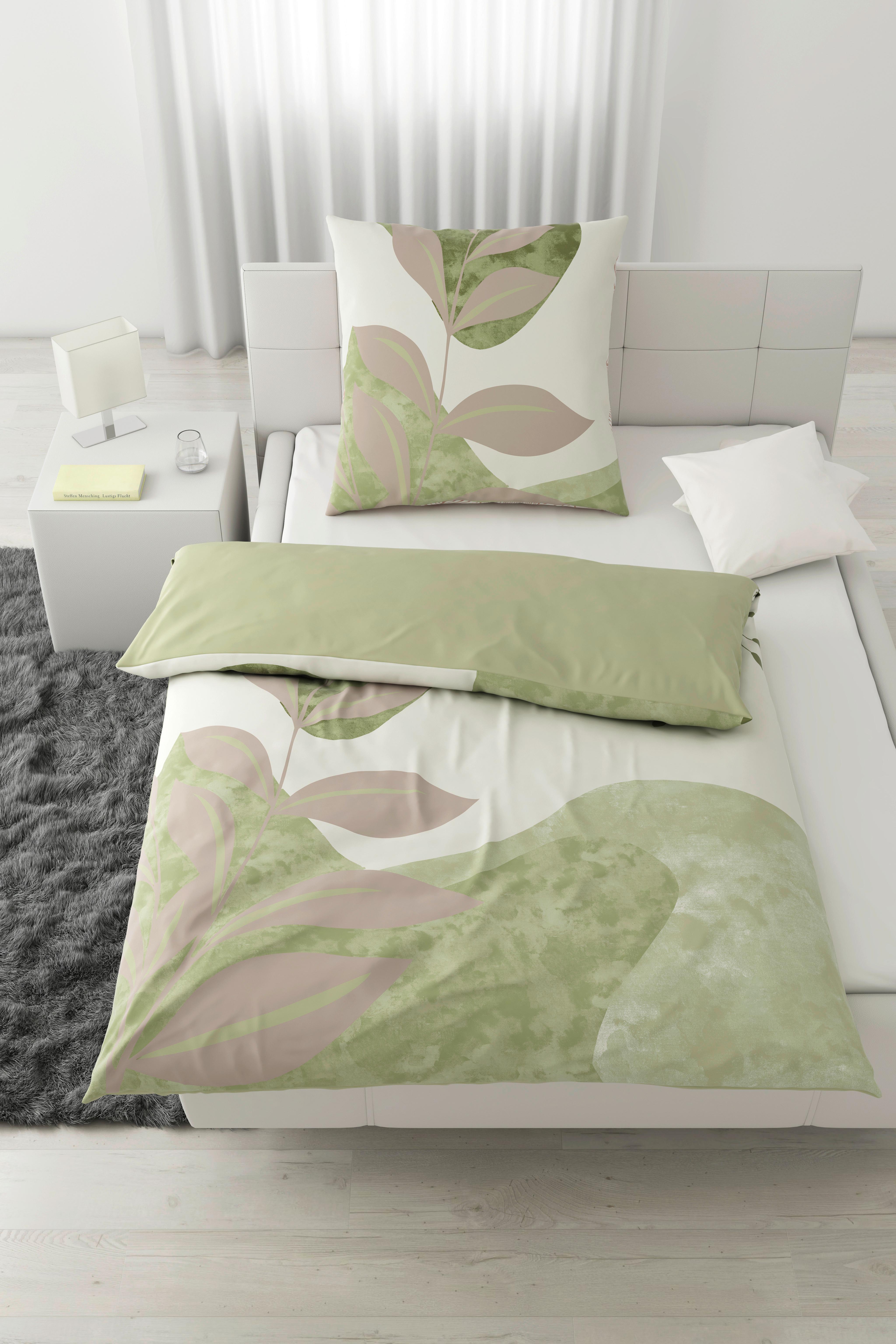 Bettwäsche Ice Burg Grün ca. 135x200cm - Grün, Textil (135/200cm) - Modern Living