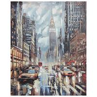 Slika New York 80x100cm - višebojno, Moderno, drvo/tekstil (80/100/3cm) - Mömax