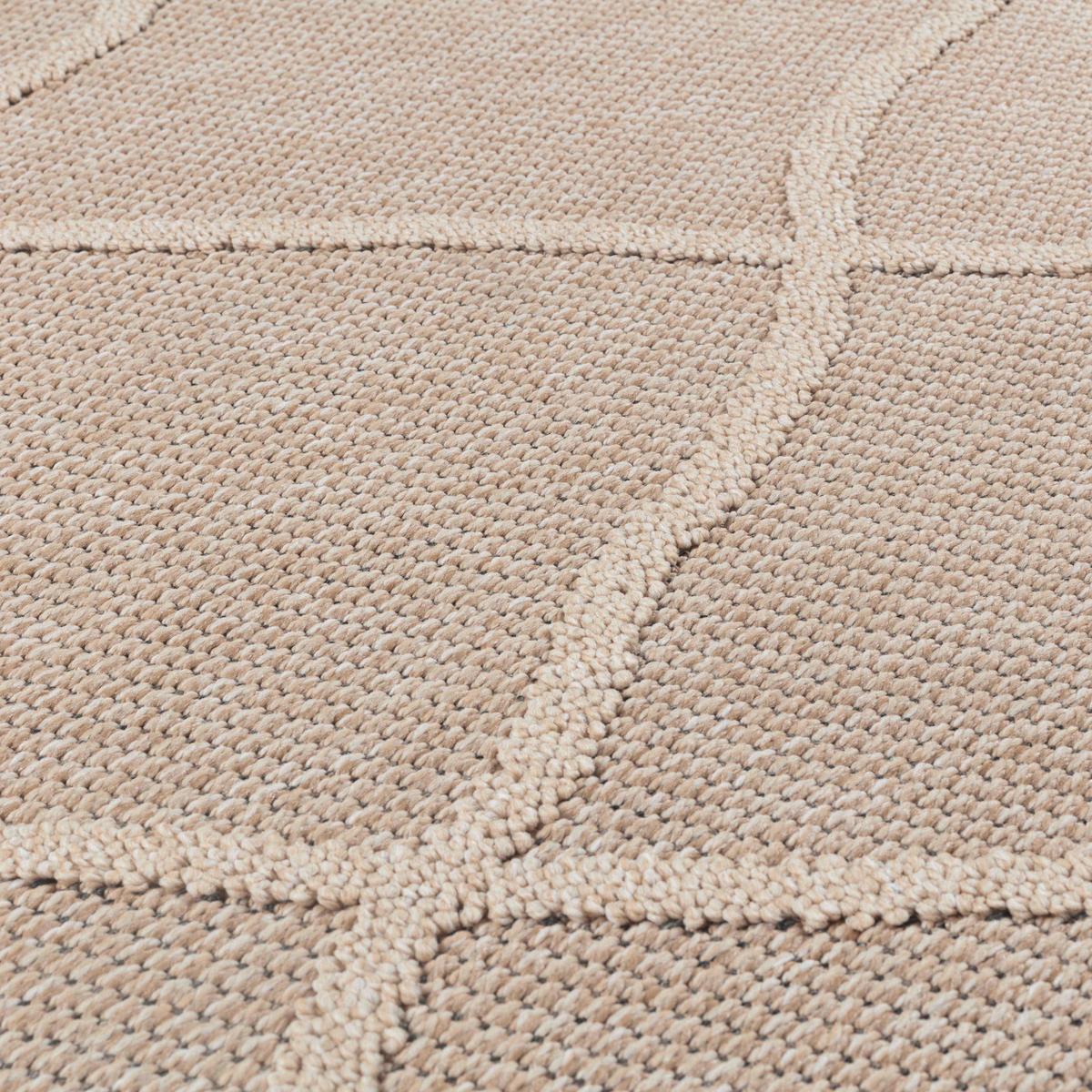 Outdoorteppich Patara Beige ca. 200x290cm - Beige, Design, Textil (200/290cm) - Novel
