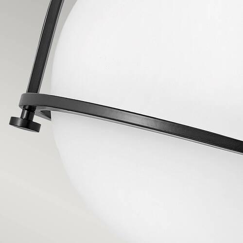 Stropna Svjetiljka Somerset - crna, Design, staklo/metal (28.2/31.8cm) - Elstead Lighting
