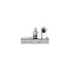 VÄGGHYLLA ZOE -SB- - silver, Lifestyle, glas/plast (30/5,5/15cm) - Mömax