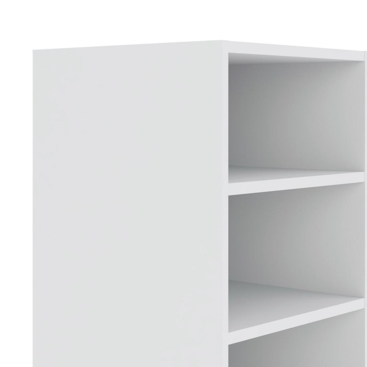Etajeră UNIT-ELEMENTS MAXI - alb, Modern, material pe bază de lemn (45,6/89,6/40cm) - Ondega
