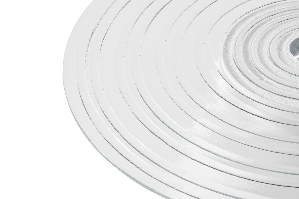 Celeste Stolić - bijela/prozirno, Lifestyle, staklo/metal (80/37cm) - Premium Living