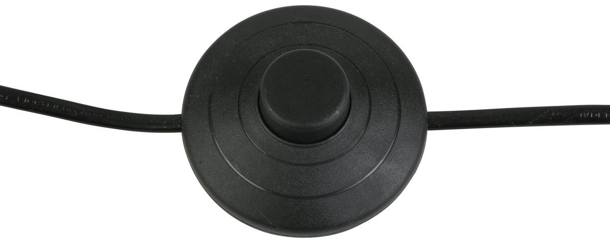 Lampadar Kian - culoare crom/negru, Modern, sticlă/metal (42/165cm) - Visiona