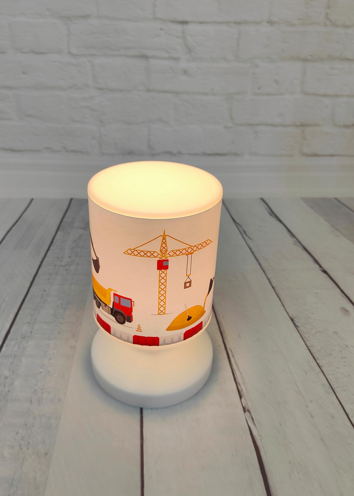 LAMPA STOŁOWA DZIECIĘCA 2014 - BUDOWA - różnokolorowy, Basics, tworzywo sztuczne (13/13/20cm)