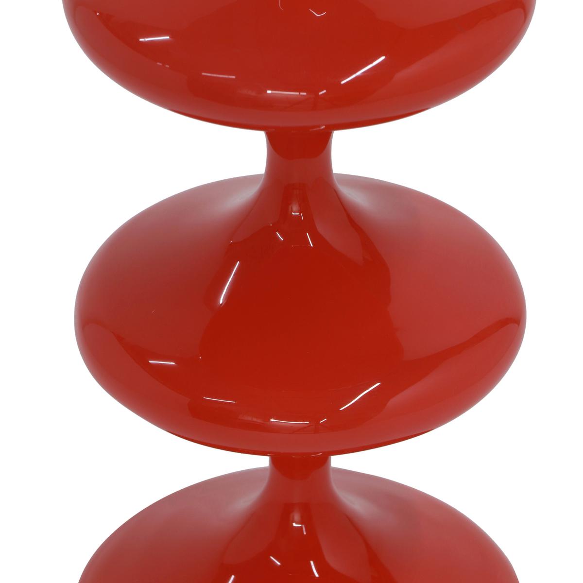 Stabkerzenhalter Laureen Rot - Rot, Basics, Metall (11/28/11cm)