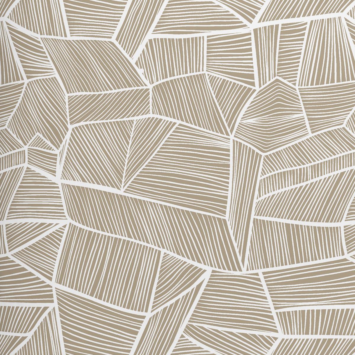 Bettwäsche Tessa Wende in Weiss/Beige ca. 160x210cm - Weiss/Beige, Konventionell, Textil (160/210cm) - Modern Living