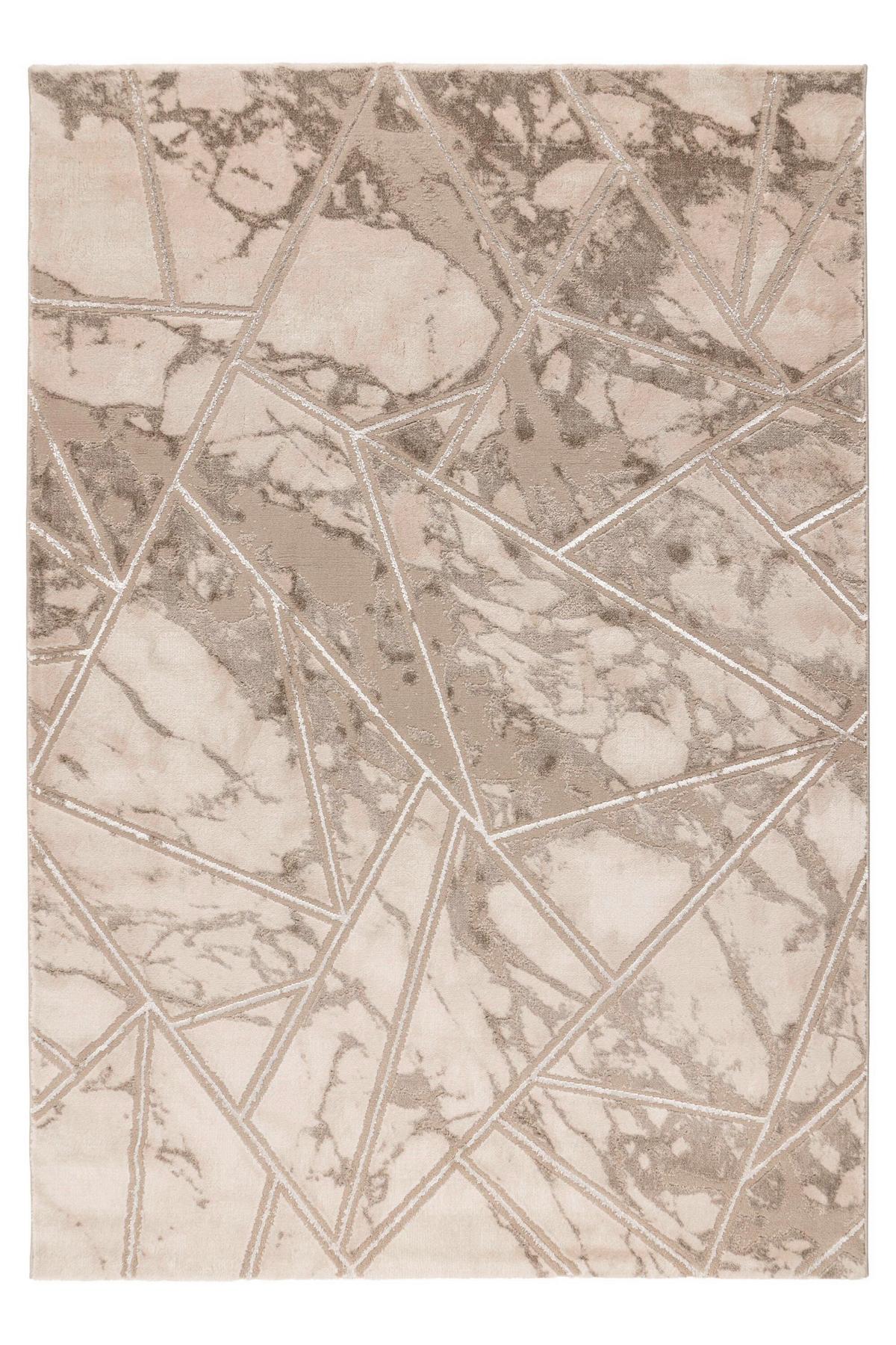 FLACHWEBETEPPICH MINERAL 225 BEIGE 160X230 - Beige, Basics, Textil (160/230cm) - Kayoom