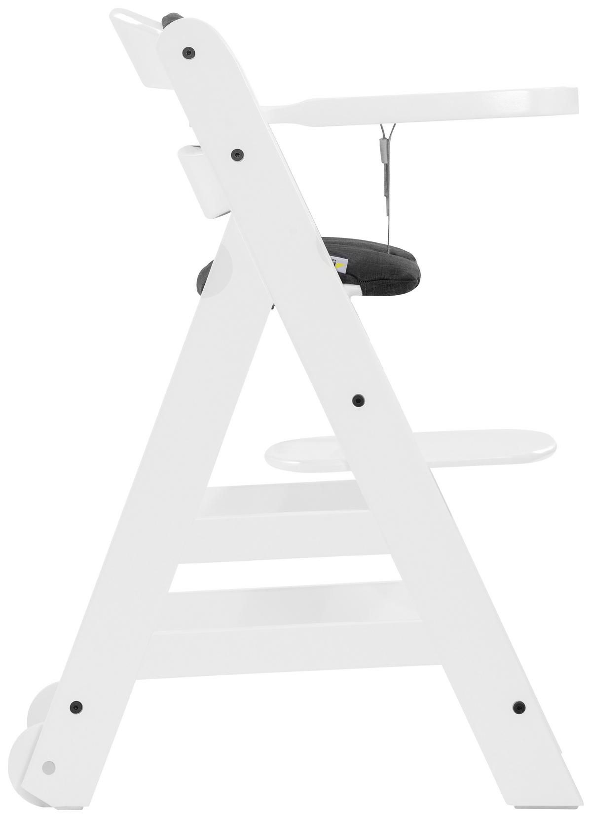 WYSOKIE KRZESŁO 663240 BETA+BOUNCER - biały/szary, Basics, drewno (58/48/83cm) - Hauck