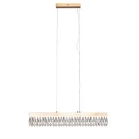 KRYSZTAŁOWA LAMPA WISZĄCA ANNA - przejrzysty, Trend, szkło (90/6/150cm) - Glandor