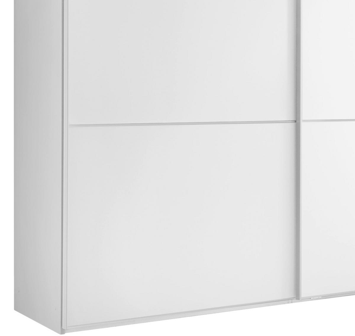 Ormar S Kliznim Vratima Includo - bijela/boje aluminija, Moderno (249/222/68cm) - Premium Living