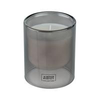 Duftkerze Schöner Wohnen-Kollektion Grau - Orange/Grau, Design, Glas (9/11cm) - Schöner Wohnen