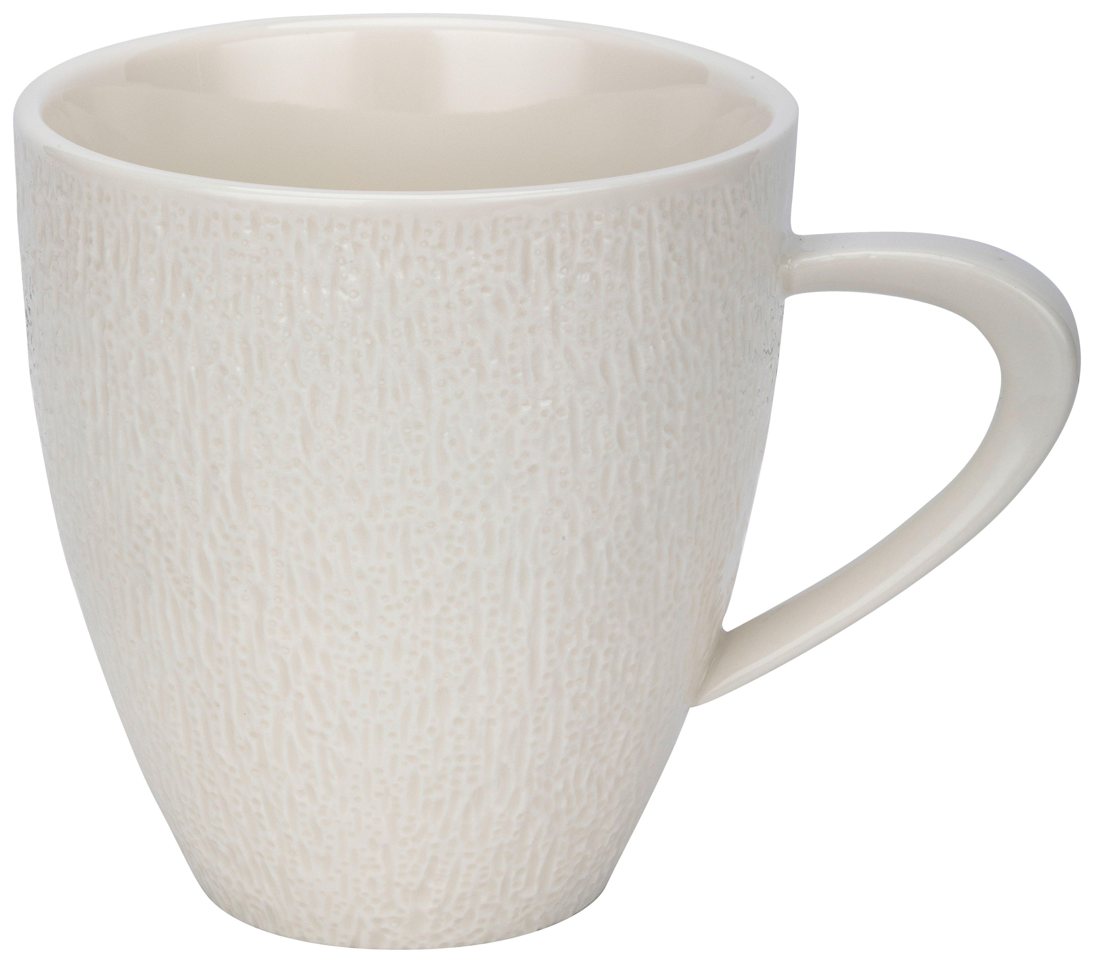 Kaffeebecher Haruki in Weiss - Weiss, Modern, Keramik (9,4/9,8cm) - Mömax