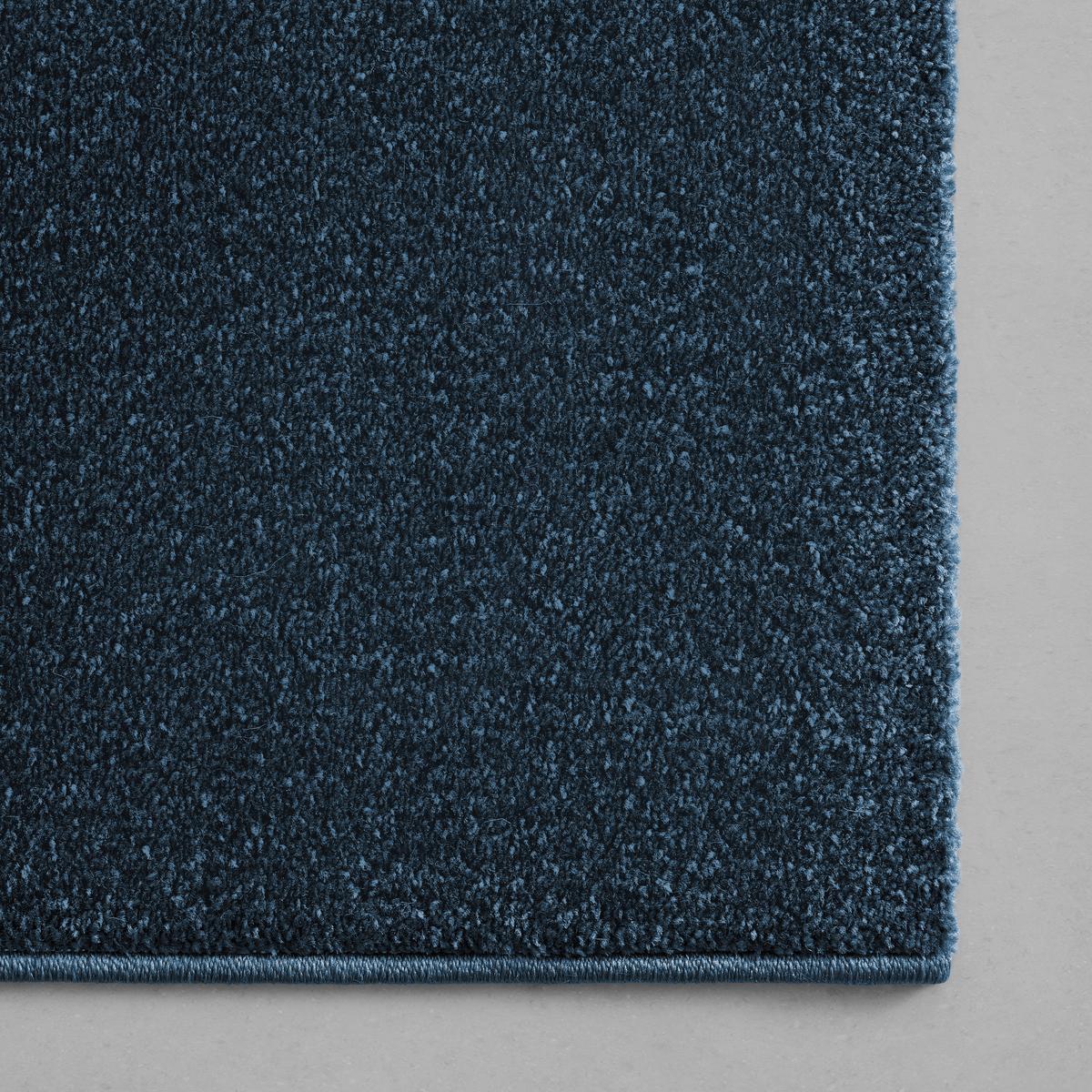 Webteppich Jan 1 Dunkelblau ca. 80x150cm - Dunkelblau, KONVENTIONELL, Textil (80/150cm) - Mömax