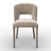 STUHL ANEA - Hellgrau/Pinienfarben, MODERN, Holz/Textil (52/79/55,5cm) - Bessagi Home