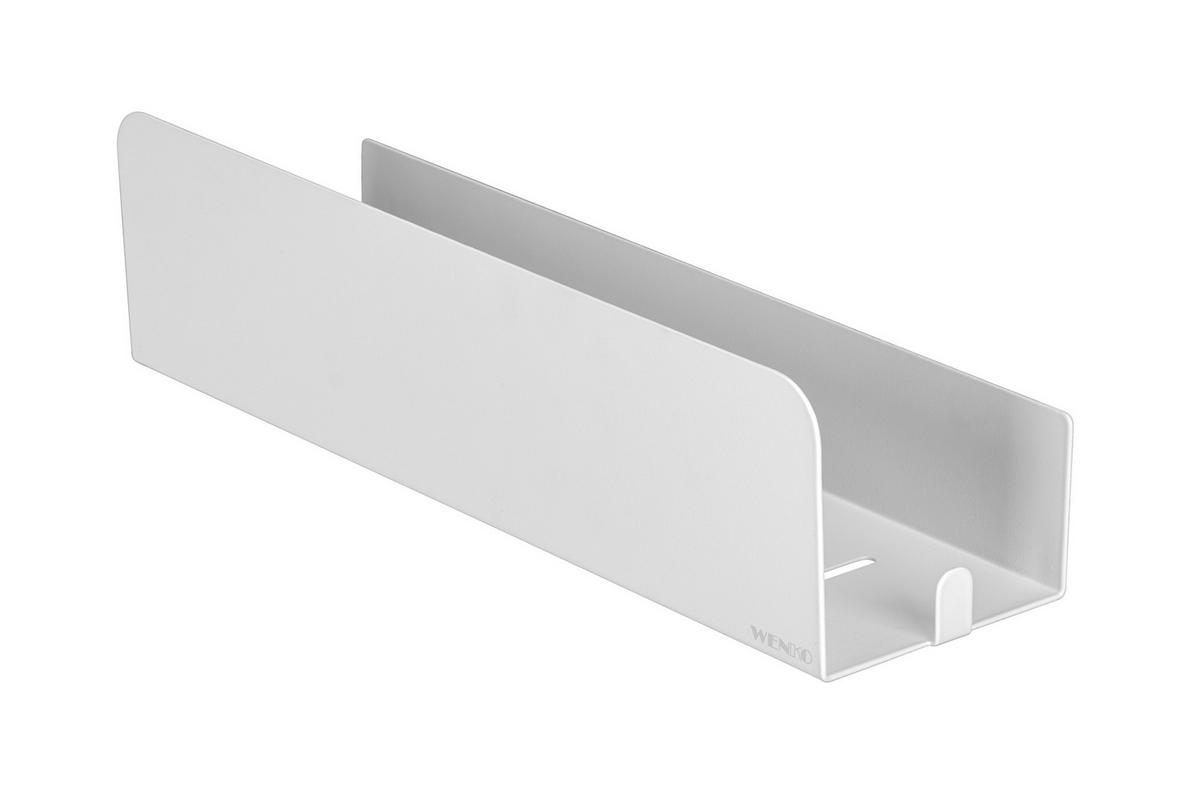 Duschablage Turbo-Loc Lizan Weiß - Weiß, MODERN, Metall (30,5/8/8,5cm) - Mömax